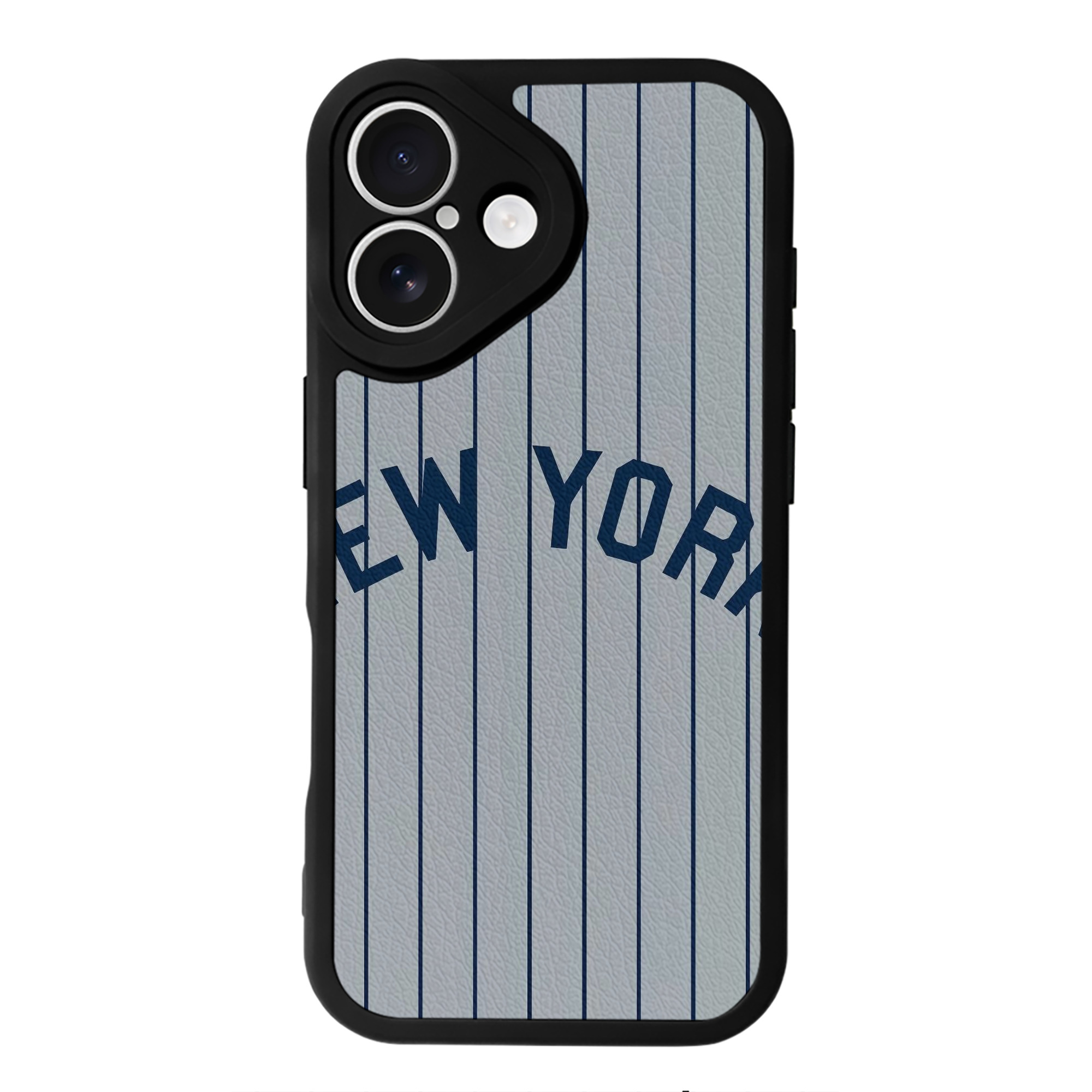 New York Yankees 159 IPhone 16 Silicone Leather Case – UV Print, Lambskin Texture – Perfect Fit, Wireless Charging Compatible, Scratch Resistant, Precise Cutouts – Stylish Protection For IPhone 16